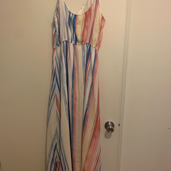 Multi-colored maxi dress - Picture 2 of 3